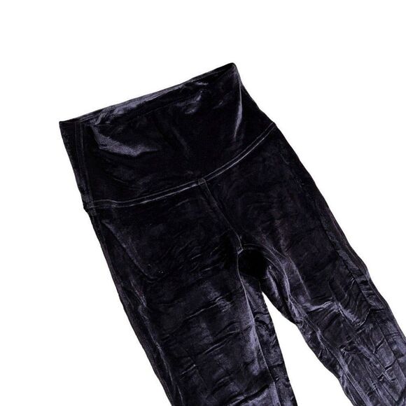 Lululemon Wunder Under 4 Black Velvet Lounge High-Rise Tight 28 Fall Layer Comfy - Picture 4 of 12